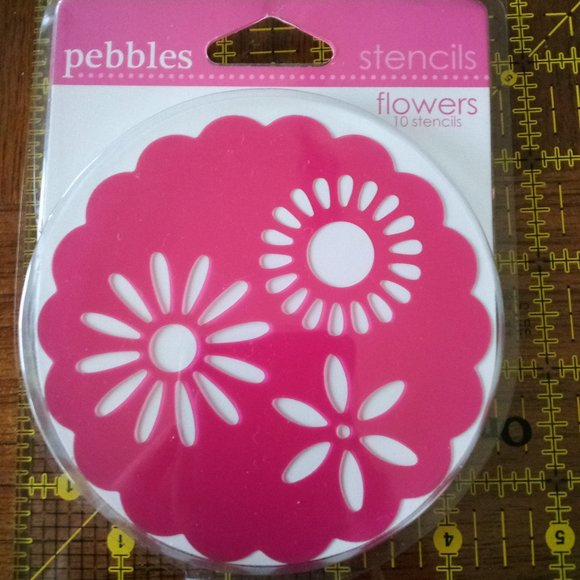 Pebbles Stencils - 10 Flowers & 10 Accents - Picture 4 of 6